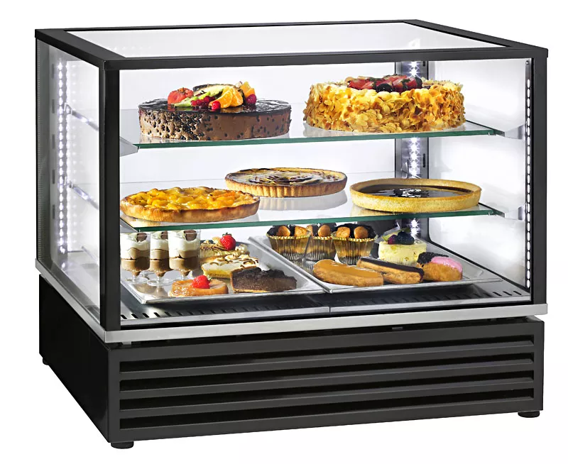 ROLLER GRILL II GLASS REFRIGERATED DISPLAY CASE